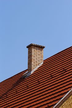 chimney on the roof