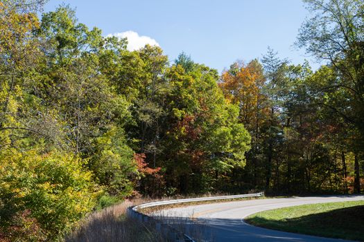 The Cherohala Skyway (sometimes called the Overhill Skyway) is a 43-mile (69 km) National Scenic Byway that crosses the  Tennessee - North Carolina border.