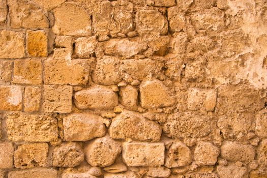 Old and weathered stone wall background,Jaffa