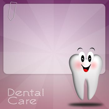 Dental care with tooth