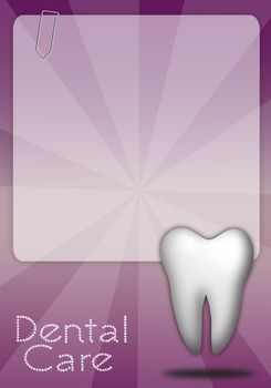 Dental care with tooth