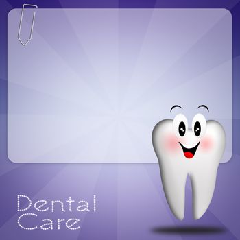 Dental care with tooth