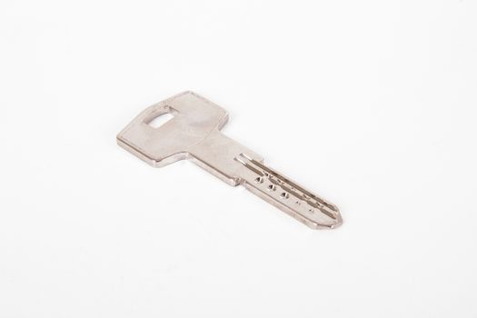 Door key, isolated on white background.