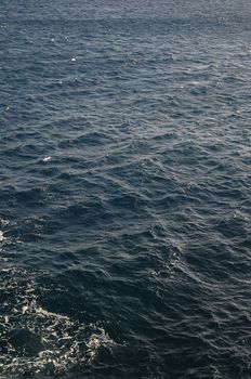 Water Texture Deep Blue Ocean Surface with Waves