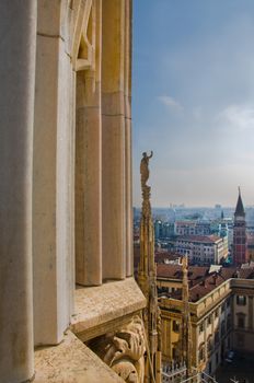 view of Milan Cathedral