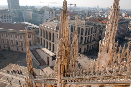 view of Milan Cathedral