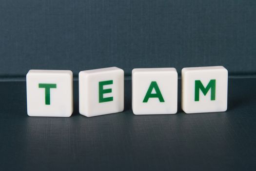 Team word in letters.