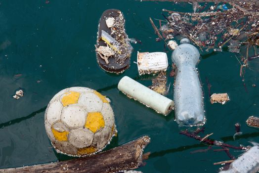 waste at sea pollution typical modern