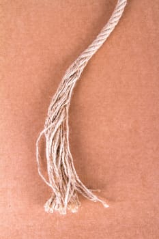 Close up shot of rope.