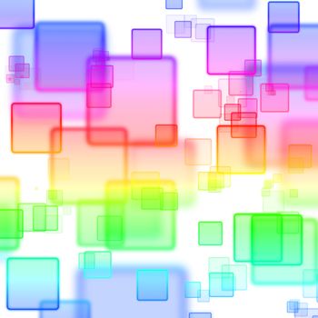 abstract background with magic colorful squares