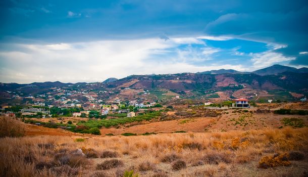 Mountain Landscape Greek island of Crete (Northern Crete).