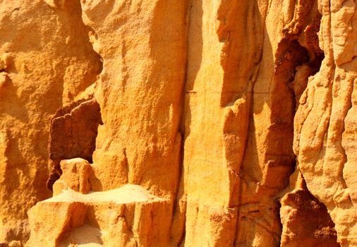 Texture of yellow sand
