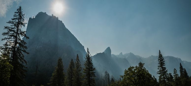 el capitan panoramic view  Yosemite
