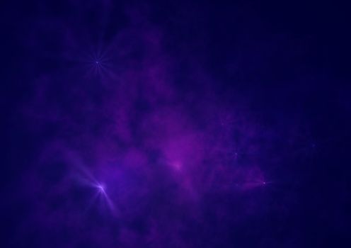 Star field in space, a nebulae and a gas congestion. "Elements of this image furnished by NASA".
