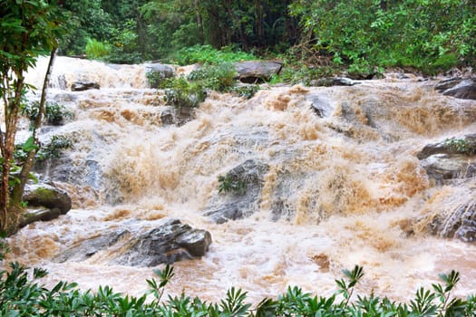 Occur in the rainy season becomes a river