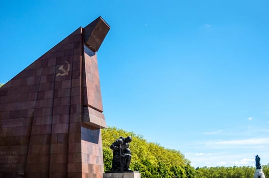 Soviet War Memorial in the Treptower Park in Berlin