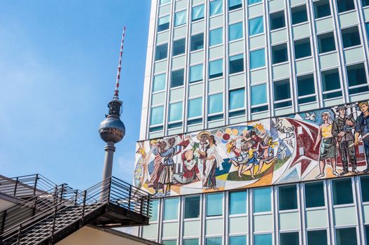 view of the Haus des Lehrers in Berlin