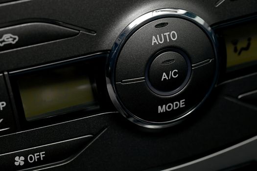 Air conditioning buttons of a car