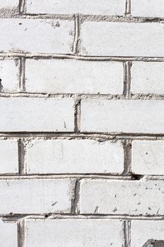 White brick wall texture or background