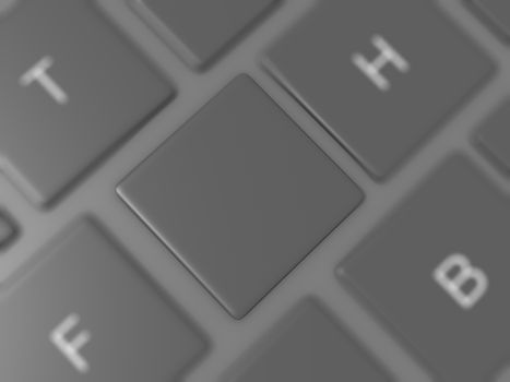 Blank key on dark keyboard. Put whatever you want as the key.
