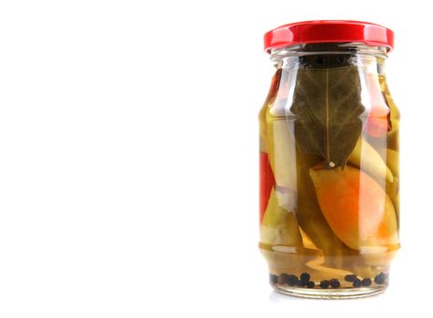 Pickles Isolated On White Background