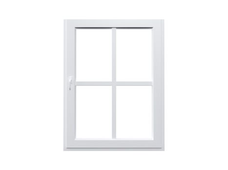 Modern window, isolated on white background.