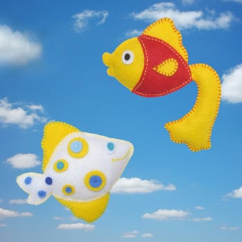 Fishes in the sky - kids toys