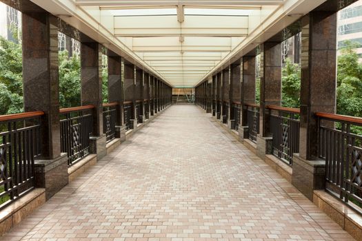 Modern building corridor