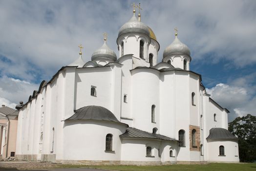 The St. Sophia is one of Russia's oldest stone buildings. It was erected by Prince Vladimir, the eldest son of Yaroslav the Wise, and his mother Anna in 1045 – 1050. St. Sophia's Cathedral was the center of historical importance, witnessing a number of historical events, and even housing the city's first treasury. The second tier was also home to one of the oldest libraries in Russia