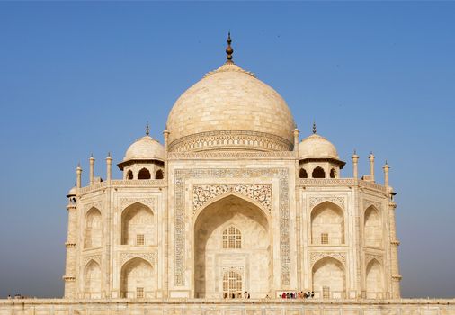Overview of the Taj Mahal, Agra, India