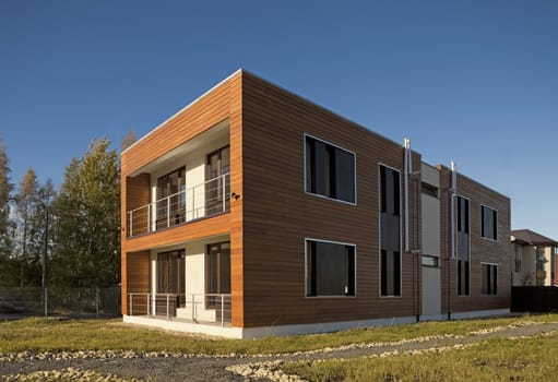 new residential building exterior