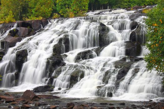 Bond Falls is a beautiful waterfall in the upper peninsula of Michigan.