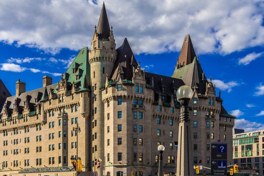 Ottawa's Old Chateau Laurier Hotel in Ottawa, Ontario, Canada