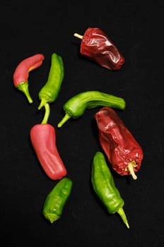 Some Very Hot Chili Peppers Ready to Cook