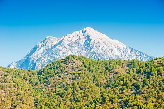 Tahtalı famous mountain in Turkey, and the cable car