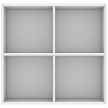 White shelves. 3d render isolated on white background