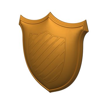 Image of a shield, as protection concept.