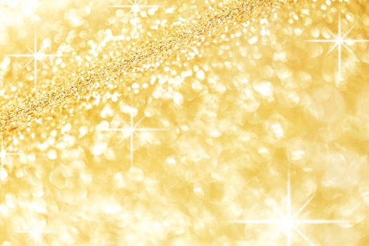 Abstract  golden shiny glitter holiday background