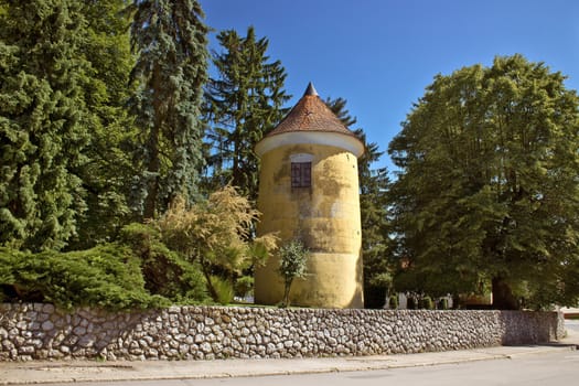 Town of Vrbovec historic park tower, Croatia