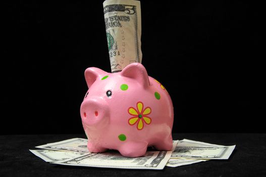 Save Money with One Pink Pig Piggy Bank