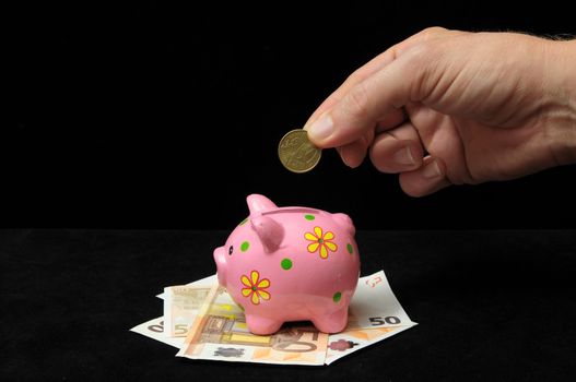 Save Money with One Pink Pig Piggy Bank