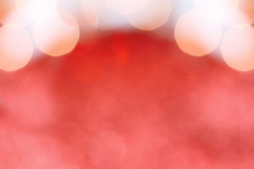 Abstract red glitter background with copy space.
