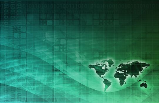 Business Team in a Global Company Concept