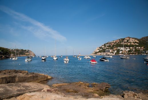 Mallorca island Spain Mediterranean view