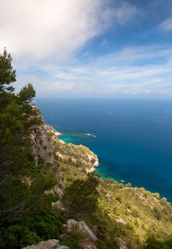 Mallorca island Spain Mediterranean view