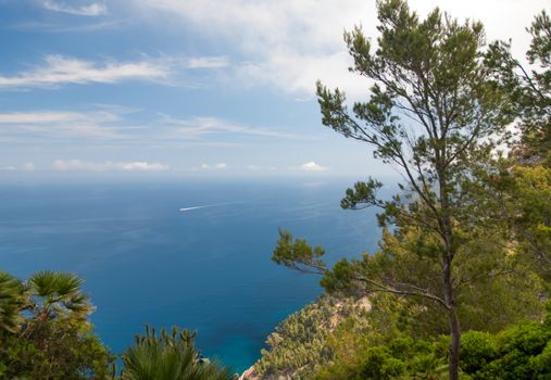 Mallorca island Spain Mediterranean view