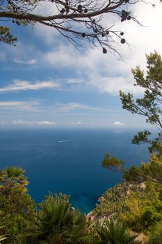 Mallorca island Spain Mediterranean view