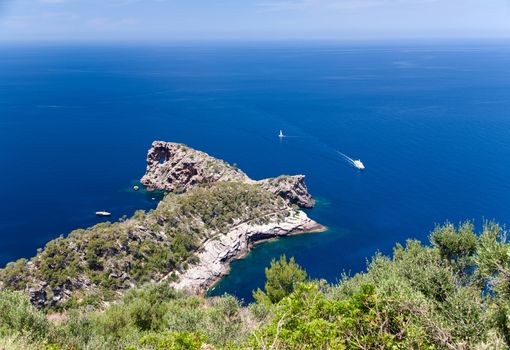 Mallorca island Spain Mediterranean view