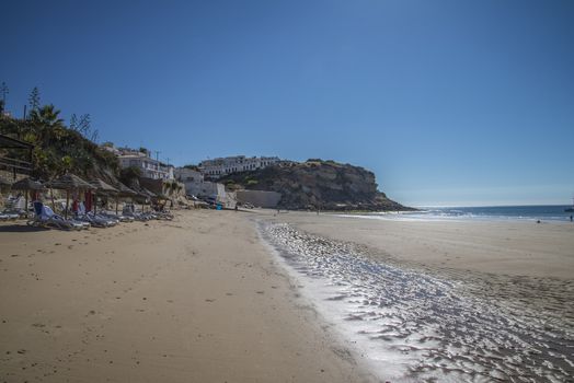 Subject is taken off the beach at Burgau, Algarve, Portugal.