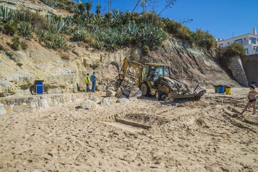 Subject is taken off the beach at Burgau, Algarve, Portugal.